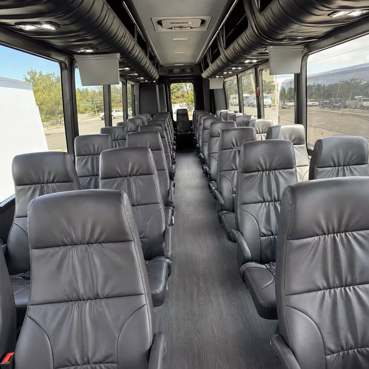 35 passenger minibus inside